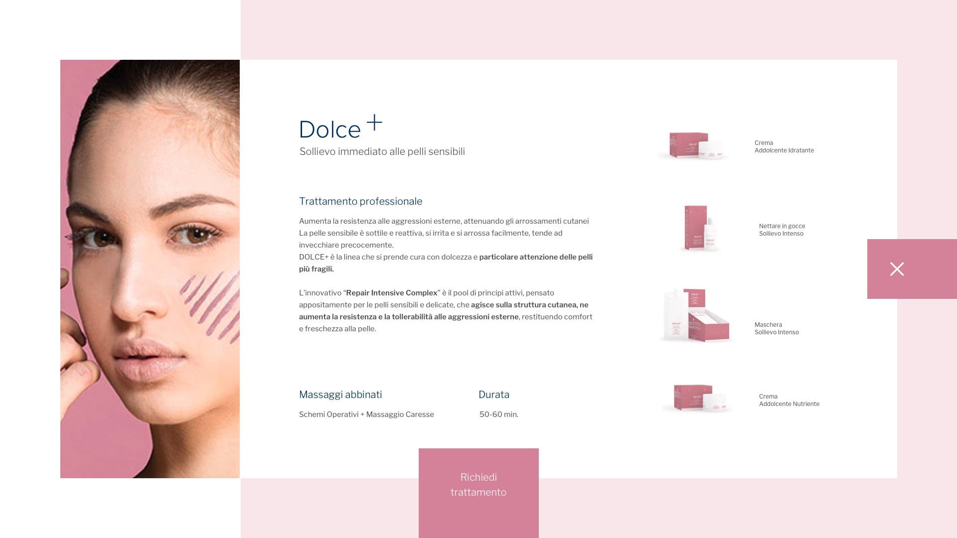 Newlife treatment detail page for Dolce Plus
